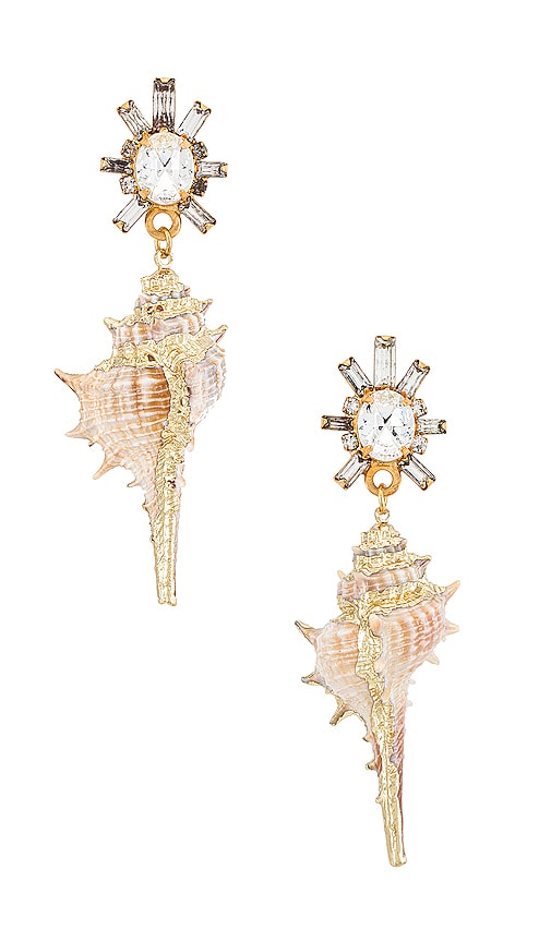 Click to view more detailed imagery on our partner's website Elizabeth Cole Holland Earrings In Natural