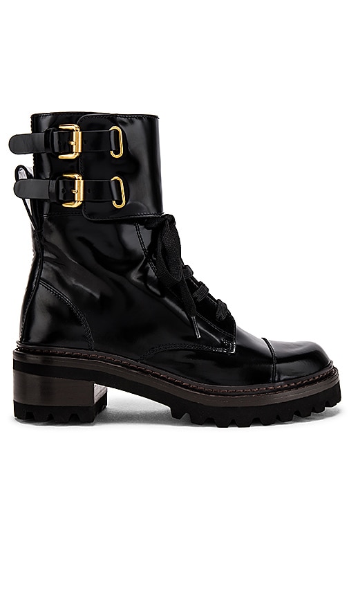 SEE BY CHLOÉ MALLORY BIKER ANKLE BOOT,SEEB-WZ200