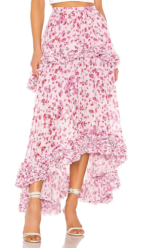 AMUR AMUR NITA 半身裙 – FROZEN ROSE PRESSED FLORAL,UAMR-WQ20