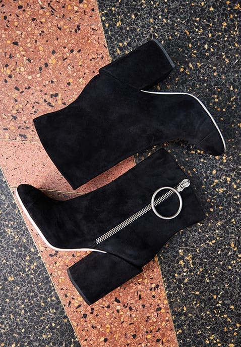 Suede Ankle Boots