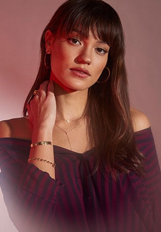 Arc Large Hoop Earrings