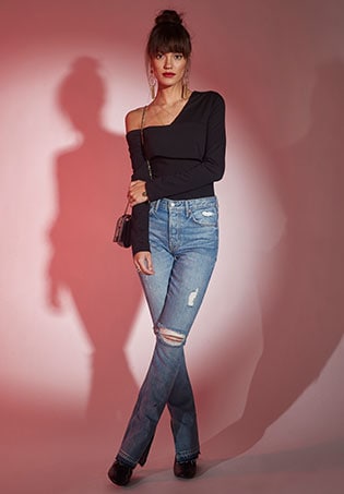 Asymmetric Bodysuit