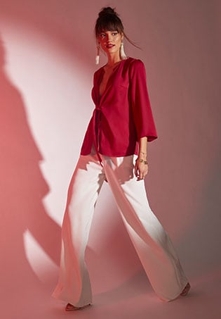 the Low Knot Blouse