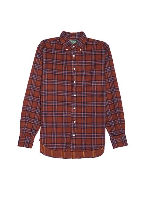 Brushed Japanese Flannel Button Down