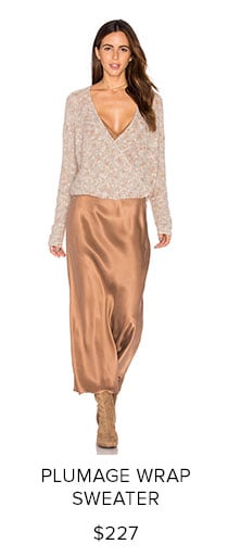 Plumage Wrap Sweater by Mes Demoiselles