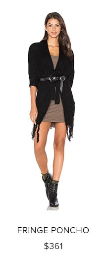 Fringe Poncho by Stella forest