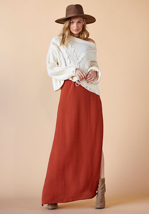 Pia Halter Maxi Dress