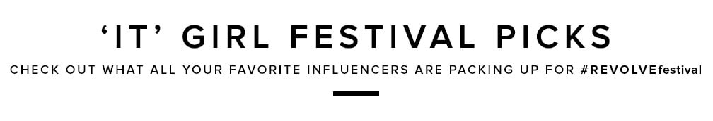 It Girl Festival Picks