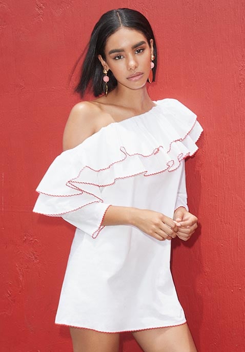 x REVOLVE Ruffle Dress