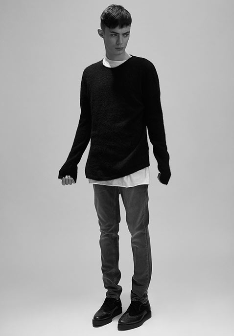 Interpol Crew Knit Sweater