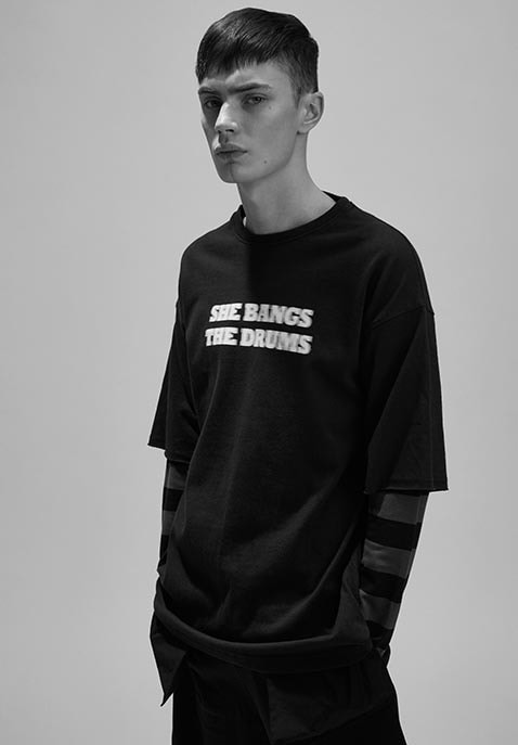 Deconstructed Stripe Tee