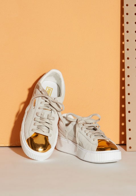 Suede Platform Sneaker