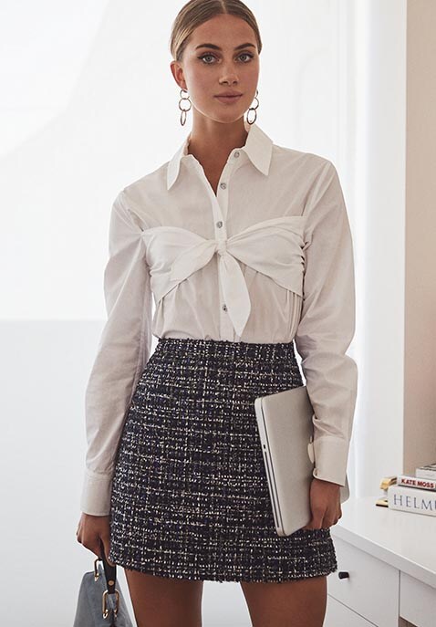 TOP BOUTONNÉ ELAINE