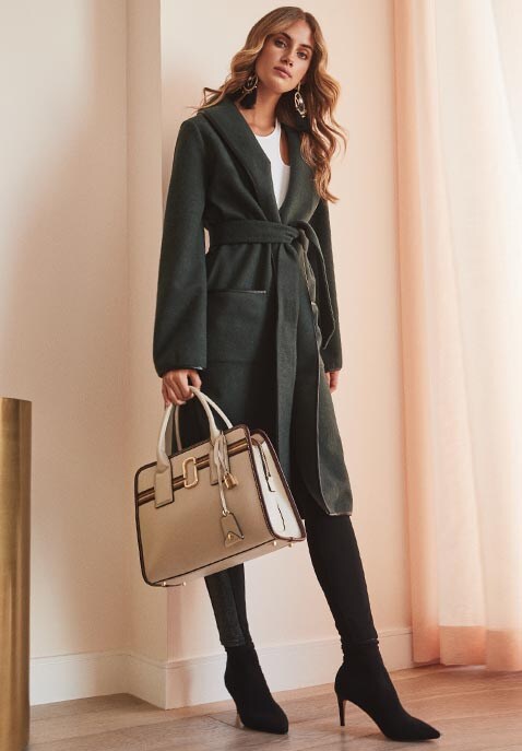 MANTEAU DRAPÉ NADIA