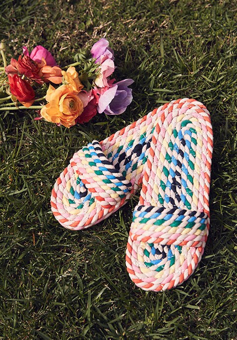 Woven Slide Sandal