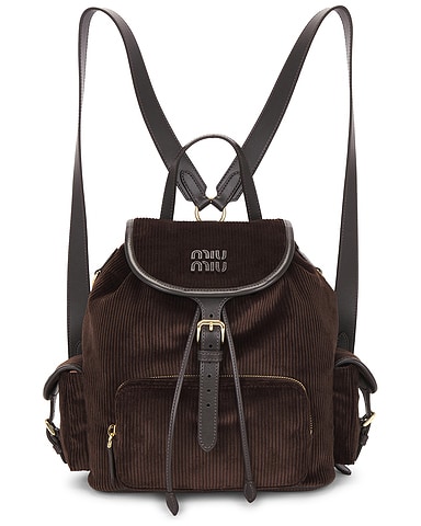 Velluto Righe Backpack