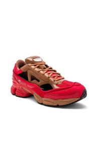 Adidas Originals X Raf Simons Replicant Ozweego Limited Sneakers In Red