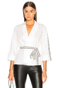 ALEXIS ALEXIS MADELYN TOP IN WHITE,ALXF-WS110