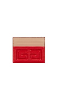 GIVENCHY GIVENCHY EMBLEM CARD CASE IN RED