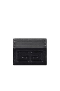 GIVENCHY GIVENCHY EMBLEM CARD CASE IN BLACK.,GIVE-WY565