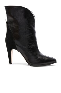 GIVENCHY Leather & Suede GV3 Mid Calf Boots