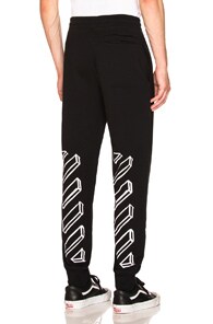 OFF-WHITE OFF-WHITE MARKER ARROWS SWEATPANT IN BLACK