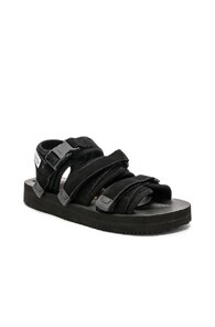 Suicoke Black Gga-v Sandals