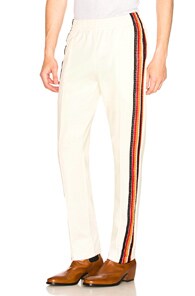 WALES BONNER WALES BONNER PALMS TRACK PANT IN WHITE