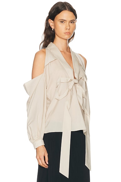 Acne Studios Senny Fluid Lyocell Blouse | Thumbnail 2 Acne Studios Senny Fluid Lyocell Blouse | Thumbnail 2