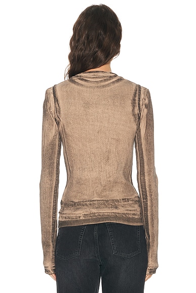 Acne Studios Elga Double Garment Print T-Shirt | Thumbnail 3