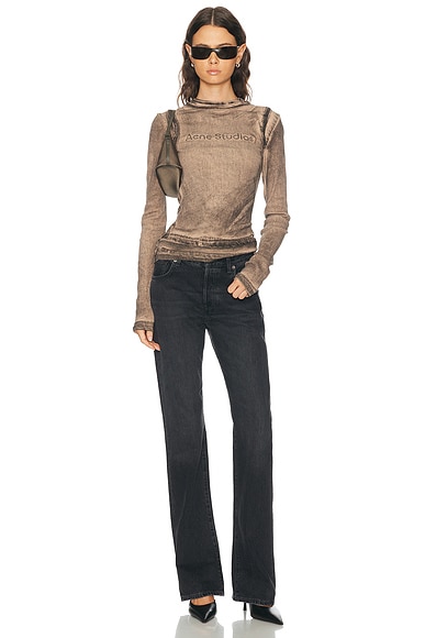 Acne Studios Elga Double Garment Print T-Shirt | Thumbnail 4