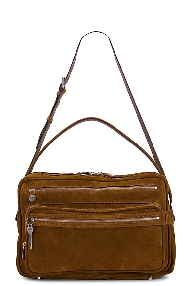 Acne Studios Camero Camera Suede V Bag | Thumbnail 15