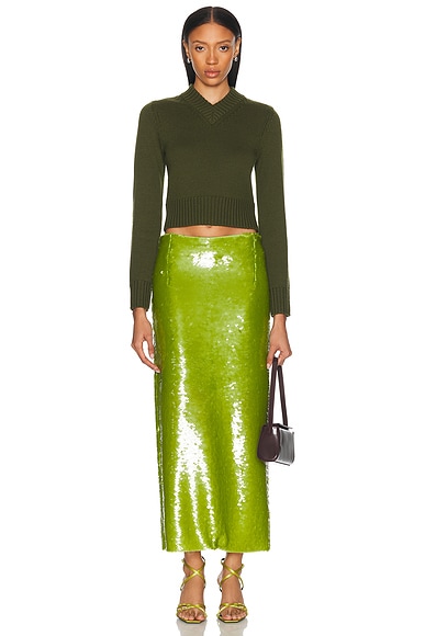Alfie Valletta Skirt In Green