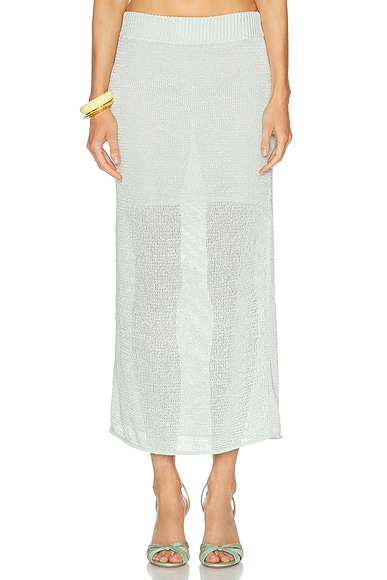 A.l.c Loren Skirt In Green