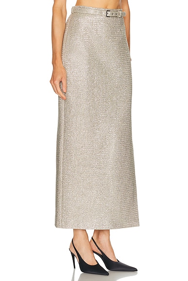 Adam Lippes Leto Skirt In Gold