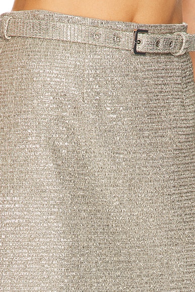 Adam Lippes Leto Skirt In Gold