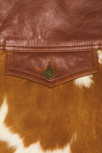 Austin Post Leather Trucker Jacket | Thumbnail 5 Austin Post Leather Trucker Jacket | Thumbnail 5