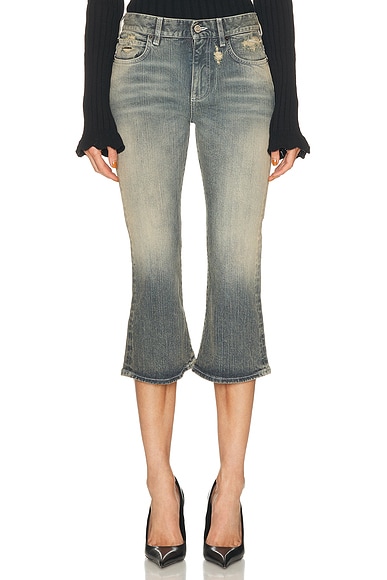 Lace Flared Capri