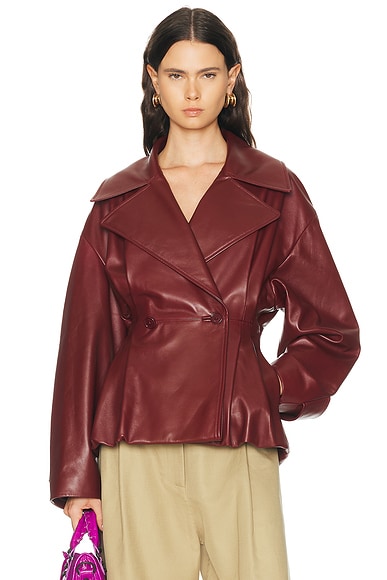 Balenciaga Folded Short Trench Coat