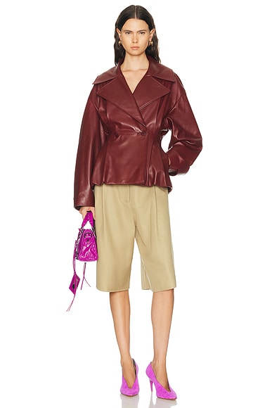 Balenciaga Folded Short Trench Coat | Thumbnail 4 Balenciaga Folded Short Trench Coat | Thumbnail 4