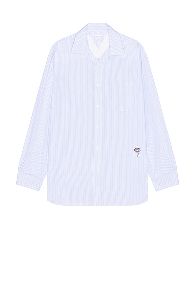 Cotton Poplin Stripe Shirt