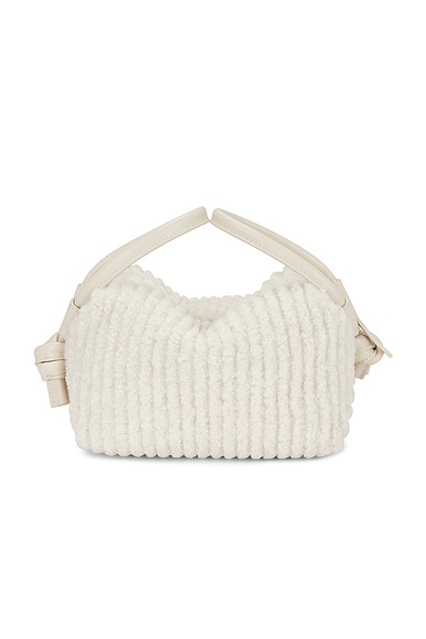 Bottega Veneta Loop Top Handle Bag In White
