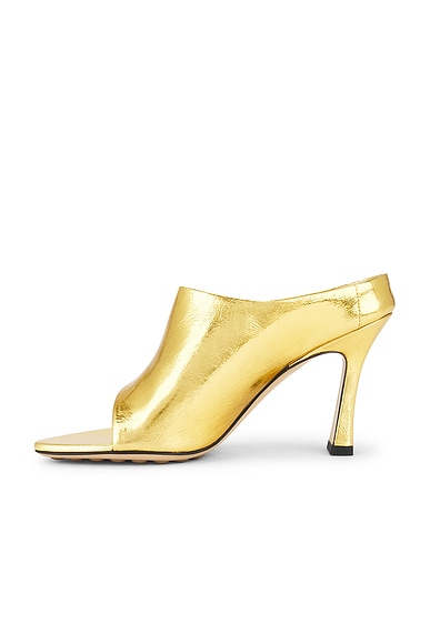 Bottega Veneta Mule Sandal In Gold