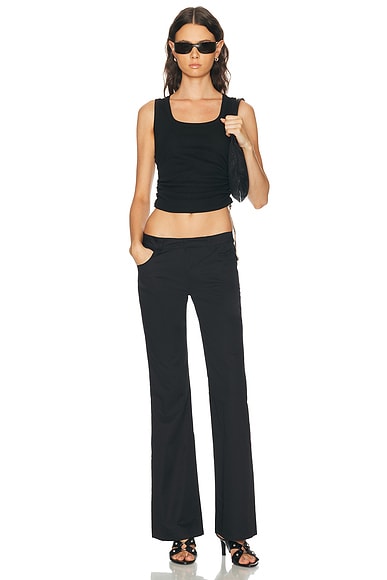 Burberry Tie Side Tank Top | Thumbnail 4 Burberry Tie Side Tank Top | Thumbnail 4