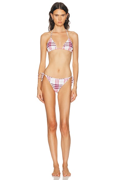 Burberry Tie Side Bikini Bottom | Thumbnail 4 Burberry Tie Side Bikini Bottom | Thumbnail 4