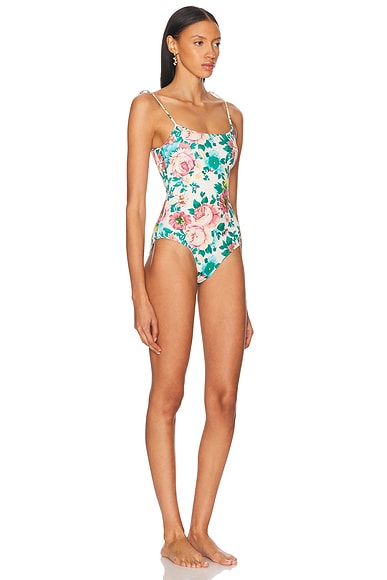Chloé Floral One Piece Swimsuit In Multi
