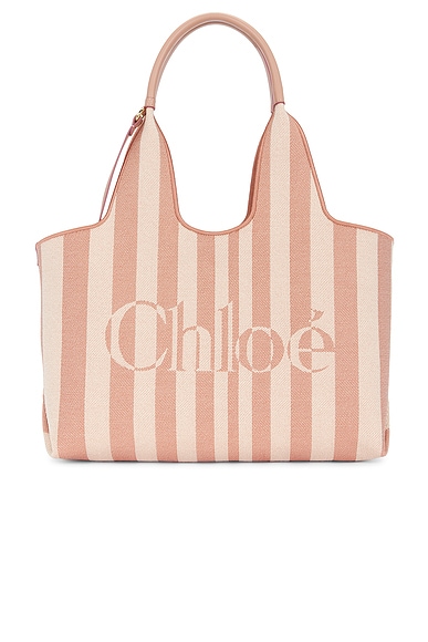 Chloe Striped Tote Bag