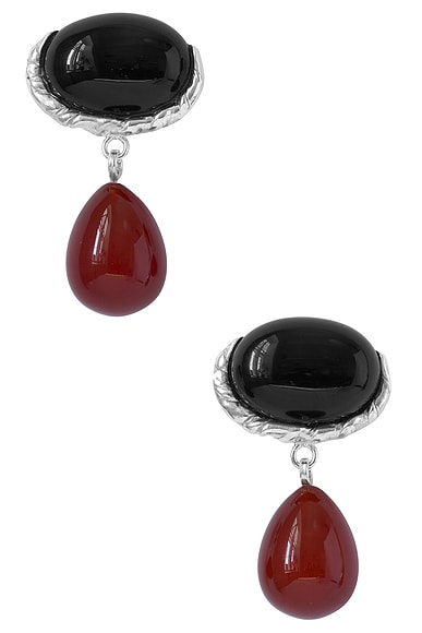Corali Embleme Black Cherry Earrings In Multi