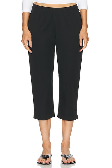 Deiji Studios Capri Pant In Black