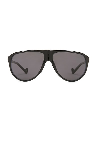 District Vision Yukari Windshield In Glossy Black & D+ Water Grey